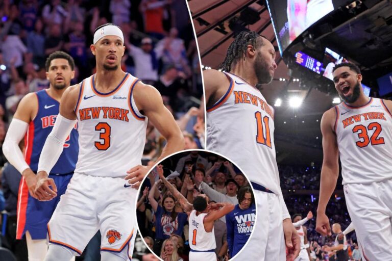In five minutes and 27 seconds, the Knicks flipped a switch