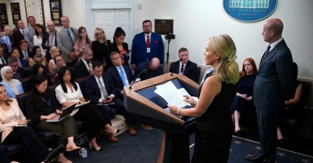 Karoline Leavitt and Stephen Miller Hold Press Conference